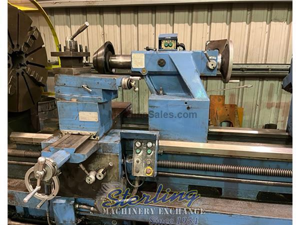 44”/56” x 240&quot; Used Clausing Gap Bed Engine Lathe (Great For Pipe Threading) (Great Condition), 33 ½&quot; 4 jaw, 20&quot; 3 jaw, 12 ½&quot; Steady Rest, 18 ½&quot; stead