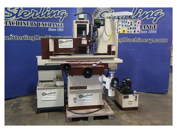 8&quot; x 18&quot; Used Chevalier 3 Axis Automatic Surface Grinder & Rapid Downfeed, Mdl. FSG-3A818, Electro Magnetic Chuck and Control, Coolant Pump Kit, Paral