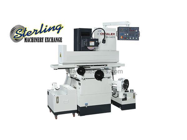 8&quot; x 18&quot; Brand New Chevalier Fully Automatic Precision Hydraulic Surface Grinder, Mdl. FSG-3A818, 3 Axis Fully Automatic Feed, Rapid Down Feed, Splash