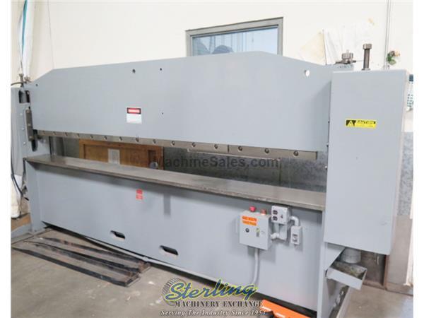 25 Ton x 10' Used Chicago Powered Multi Use Speedy Bender Press Brake (Can use multiple press brake dies), Mdl. SBA-104, Stat/Stop Magnetic Push Butto