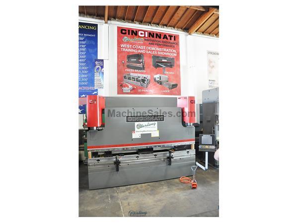 175 Ton x 12' Brand New Cincinnati Baseform Hydraulic 4 Axis CNC Press Brake, Mdl. 175BX10, Touch Screen Human Machine Interface, 2 Axis CNC Control,