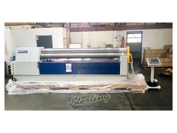 7 Ga. x 10' Brand New Birmingham Double Pinch Hydraulic Plate Bending Roll, Mdl. RH-1004, Hydraulic circuit features overload protection, and is fully