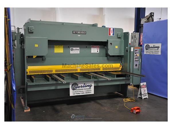 3/8&quot; x 10' Brand New Betenbender Hydraulic Low Profile Power Squaring Shear, Mdl. 10' - 375, Manual Rapid Blade Gap Adjustment, 36&quot; Power Backgauge wi