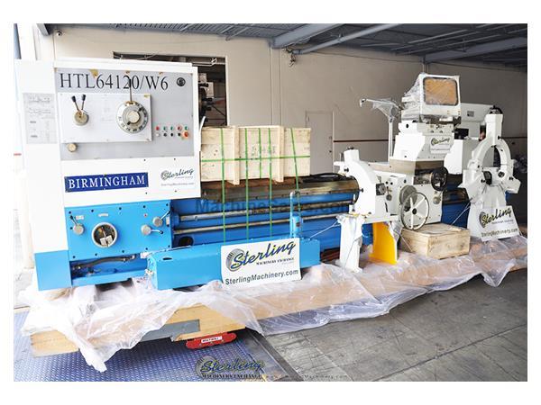 64&quot; x 120&quot; Brand New Birmingham Precision Heavy Duty Engine Lathe, Mdl. HTL64120/W6, Dead Center, Center Sleeve, 2-3/4&quot; to 19&quot; Steady Rest, 2&quot; to 9&quot; F