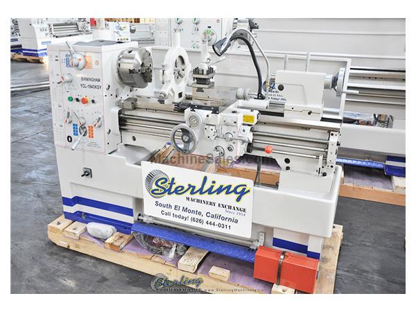 16&quot;/23&quot; x 40&quot; Brand New Birmingham Precision (Gap Bed) Tool Room Lathe, Mdl. YCL-1640KGY, 10&quot; 3 Jaw Chuck, 12&quot; 4 Jaw Chuck, Faceplate, 5-1/8&quot; Steady R