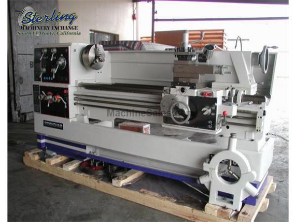 26&quot;/36&quot; x 80&quot; Brand New Birmingham Gap Bed Engine Lathe (Geared Head), Mdl. YCL-2680, 16&quot; 4 Jaw Chuck, 12&quot; 3 Jaw Chuck, 18&quot; Face Plate, Halogen Work L