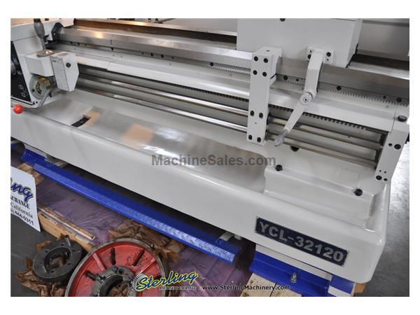 32&quot;/41&quot; x 120&quot; Brand New Birmingham Gap Bed Engine Lathe, Mdl. YCL-32120, 3 Jaw Chuck, 4 Jaw Chuck, Face Plate, Steady Rest, Follow Rest, Thread Dial,