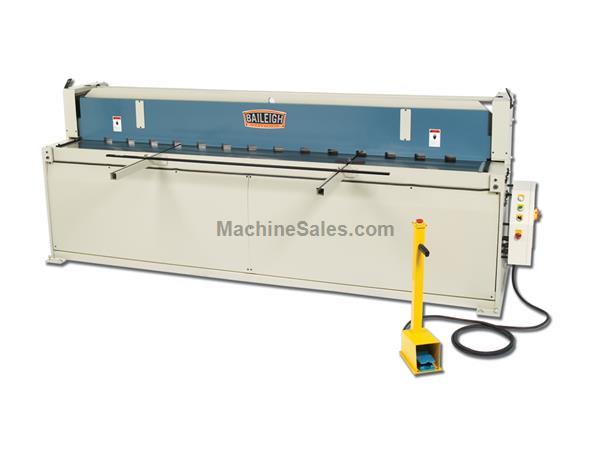 10 Ga. x 10' Brand New Baileigh Hydraulic Powered Shear, Mdl. SH-12010, MFG Number BA9-1007063, High Carbon, High Chromium Blades with Hold Downs, Fro