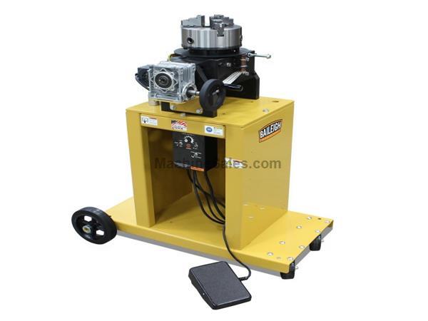250 lbs Brand New Baileigh Welding Positioner, Mdl. 16866, 0 - 6 rpm, 300 Amp Maximum, 2-3/8&quot; Thru-Hole, 110V / 15 Amp, Variable Speed, #SMWP1800F