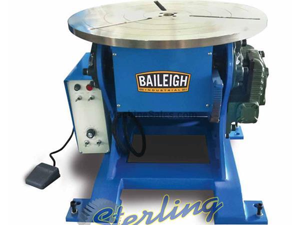 1,100 lbs Brand New Baileigh Foot Pedal Operated Welding Positioner, Mdl. WP-1100, MFG Number BA9-1008392, 1,100 lb Table Capacity, 19&quot; Turn Table Siz