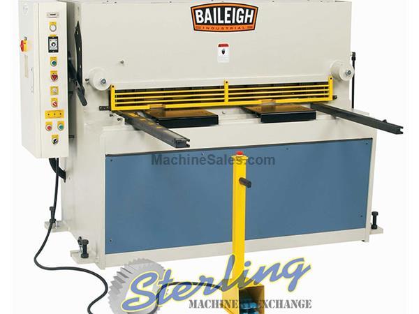 8 Ga. x 4' Brand New Baileigh Heavy Duty Hydraulic Shear, Mdl. SH-5208-HD, MFG Number BA9-1007099, Industrial Grade Hydraulics, Multi-Sided Blades, Ad