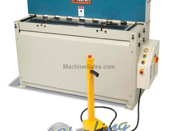 10 Ga. x 52&quot; Brand New Baileigh Hydraulic Powered Shear, Mdl. SH-5210, MFG Number BA9-1007100, Back & Side Gauges, Multi-Sided Blades, Front Support A
