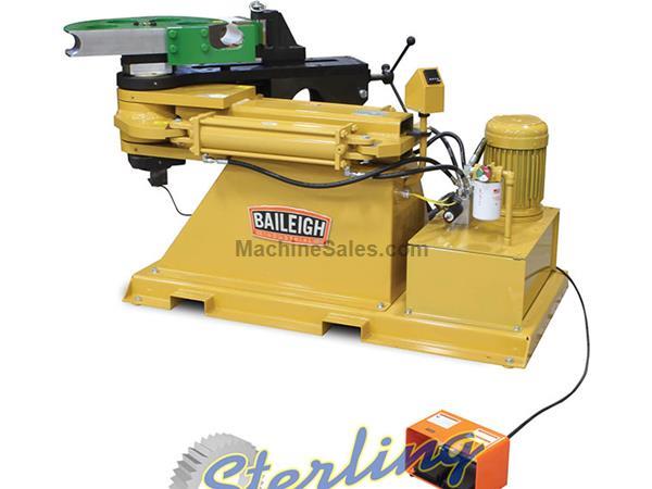 3&quot; Brand New Baileigh Hydraulic Rotary Draw Tube & Pipe Bender, Mdl. RDB-500, Digital Auto Stop, Bends up to 206 Degrees In Shot, Foot Pedal, Low Pres
