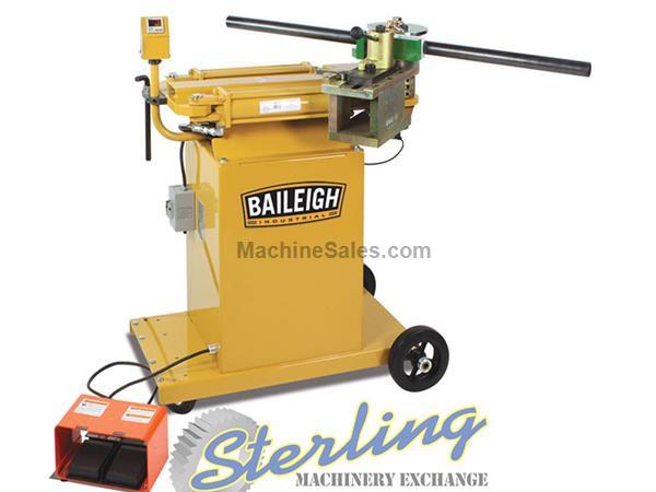 2&quot; Brand New Baileigh Hydraulic Rotary Draw Tube & Pipe Bender, Mdl. RDB-175, MFG Number BA9-MH37HD, Low Pressure Industrial Grade Hydraulic System, R