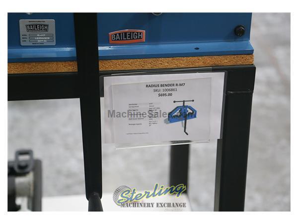 1&quot; x 2&quot; Brand New Baileigh Manually Operated Ring & Angle Roll (Radius) Bender, Mdl. R-M7, MFG Number BA9-1006861, Manually Operated, Adjustable Top R