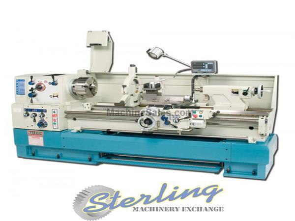 20&quot;/26&quot; x 60&quot; Brand New Baileigh Precision Lathe, Mdl. PL-2060, Mitutoyo 2 Axis DRO, 12 Step Spindle Speed, 12&quot; 3 Jaw Chuck, Integrated Coolant System
