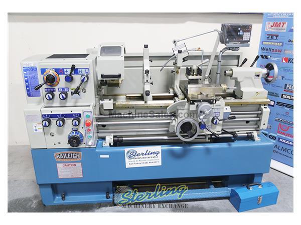 16&quot;/23&quot; x 40&quot; Brand New Baileigh Precision Lathe, Mdl. PL-1640, MFG Number BA9-1006140, Mitutoyo 2 Axis DRO, 12 Step Spindle Speed, 8&quot; 3 Jaw Chuck, In