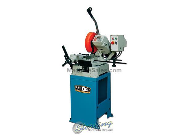 10&quot; Brand New Baileigh Manually Operated Cold Saw, Mdl. CS-250EU, MFG Number BA9-1002426, 10&quot; Blade, Manual Feed, Miters up to 45┬░ Left & Right, Full