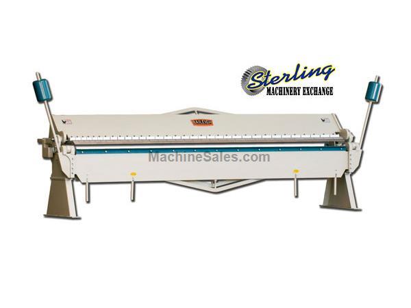 22 Ga. x 157&quot; Brand New Baileigh Heavy Duty Manually Operated Box & Pan Brake, Mdl. BB-15722, MFG Number BA9-1000382, Sturdy Floor Stand, Full Welded