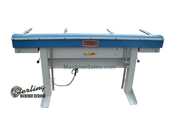 16 Ga. x 72&quot; Brand New Baileigh Manually Operated Magnetic Sheet Metal Brake, Mdl. BB-7216M, MFG Number BA9-1000545, 6-Ton Magnetic Power, Magnetic Cl