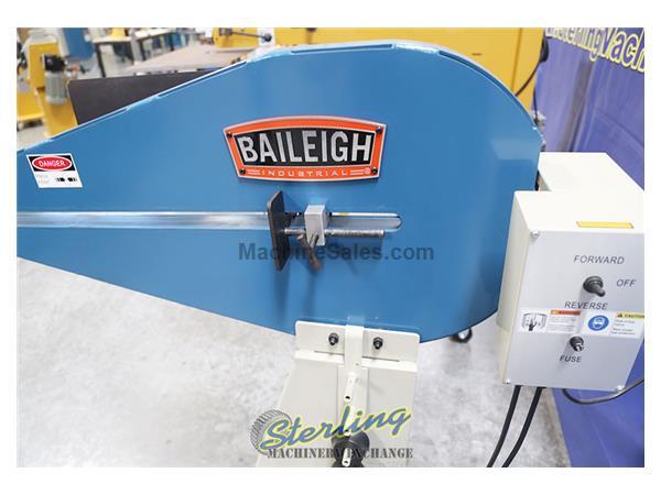 16 Gauge Brand New Baileigh Bead Roller, Mdl. BR-18E-36, MFG Number BA9-1000924, Stand, Roll Holder, Adjustable Depth Stop, Variable Speed Foot Pedal