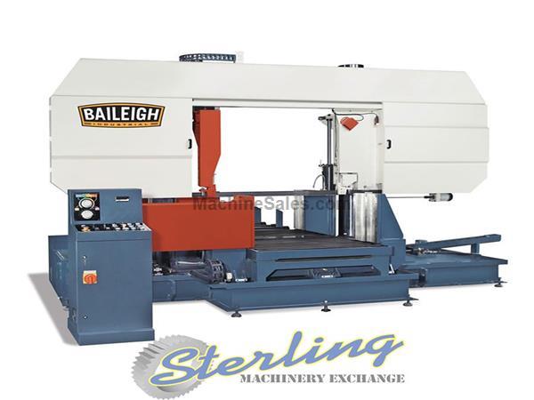43&quot; x 43&quot; Brand New Baileigh Horizontal Semi-Automatic Heavy Duty Column Type Band Saw , Mdl. BS-1100SA, Inverter Driven, Variable Speed, Twin Column
