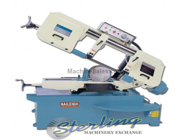 13&quot; x 18&quot; Brand New Baileigh Horizontal Metal Cutting Band Saw with Mitering (Swivel) Vise & Head, Mdl. BS-330M, MFG Number BA9-1001517, Cuts Metal an
