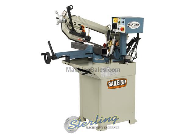 6&quot; x 8&quot; Brand New Baileigh Horizontal Metal Cutting Band Saw with Mitering (Swivel) Head, Mdl. BS-210M, MFG Number BA9-1001309, 3/4&quot; Blade, Swivel Hea
