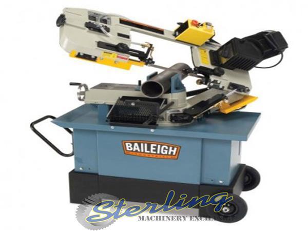 7&quot; x 10&quot; Brand New Baileigh Horizontal Metal Cutting Band Saw with Vertical Cutting Option & Mitering Head, Mdl. BS-712MS, MFG Number BA9-1001684, Cut