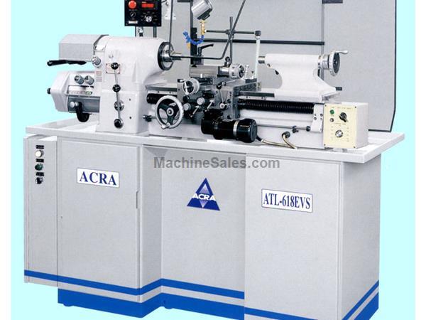 11&quot; x 18&quot; Brand New Acra Precision Tool Room Lathe (Hardinge Copy), Mdl. 618EVS, 5C Lever Collet Closer, Special Tools, Coolant System, Direct Reading