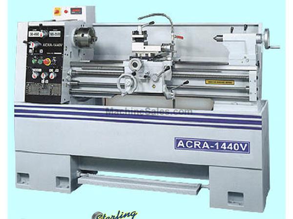 14" / 20" x 40" Brand New Acra Precision AC Vari Engine Lathe, Mdl. 1440SVS