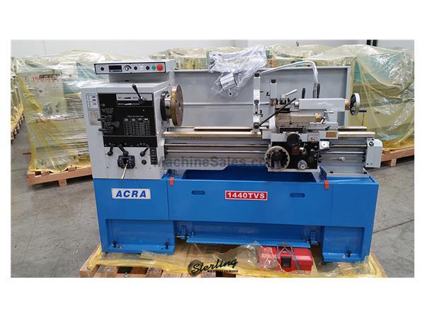 14"/21" x 40" Brand New Acra Variable Speed Lathe, Mdl. 1440TVS, 8" 3 