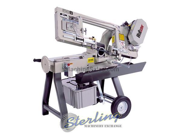 9-1/2&quot; x 11&quot; Brand New Wellsaw Horizontal and Vertical (Convertible) Portable Manual Bandsaw , Mdl. 58BW, Rigid Welded Steel Frame & Bed, Convertible