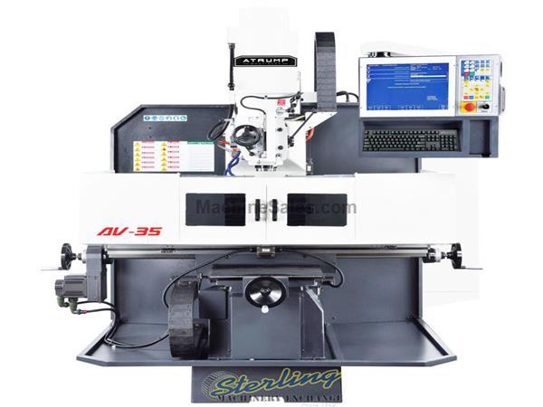 10&quot; x 54&quot; Brand New Atrump CNC Bed Mill, Mdl. AV35, Centroid's Easy Conersational programing with 15” Touch Screen LCD, 60GB Reliable Solid-State Memo