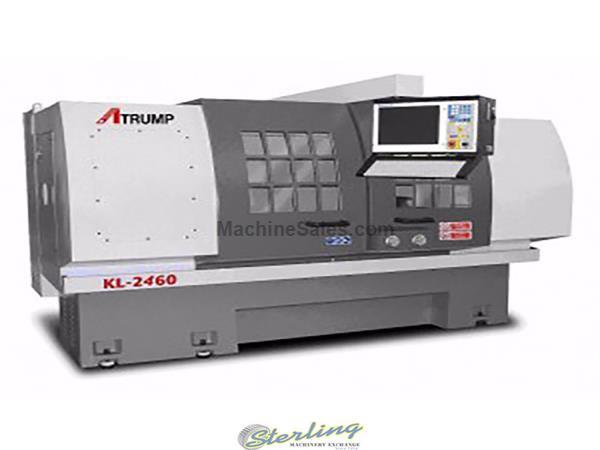 24&quot; x 80&quot; Brand New Atrump CNC Lathe, Mdl. KL2480, Centroid T400i Control with 15&quot; Color LCD, 10 H.P. Spindle Motor, D1-8, 3-3/8&quot; through Hole Spindle