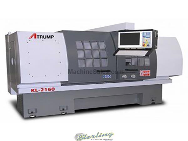 21&quot; x 60&quot; Brand New Atrump CNC Lathe, Mdl. KL2160, Centroid T400i Control with 15&quot; Color LCD, 10 H.P. Spindle Motor, D1-8, 3-3/8&quot; through Hole Spindle
