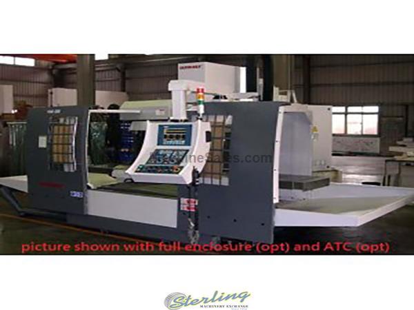 29&quot; x 72&quot; Brand New Atrump CNC Bed Milling Machine, Mdl. BM-660H, Centroid M400 Control with 15&quot; Color LCD, 15 H.P. Spindle Motor, CAT40 Spindle Taper