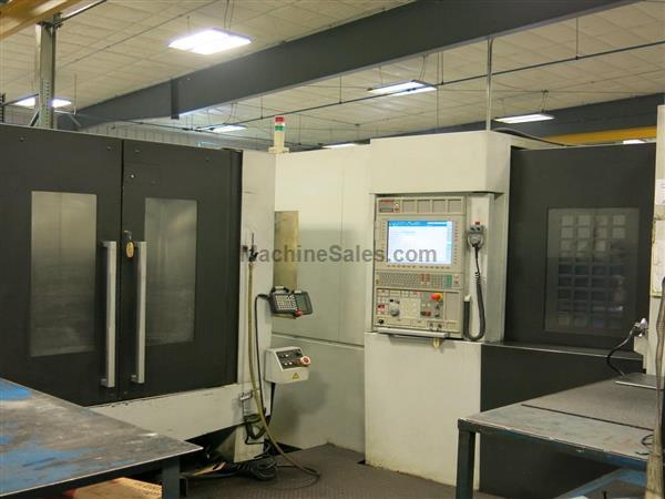 Mori Seiki NH-6300DCG II CNC HMC, 8000 rpm, 10 Pallet Pool, 24.8&quot;x24.8&quot; Pallets, 1-Degree, MSX 701 CNC Control, CAT 50, Cool Thru, 120 ATC, Probe, 50