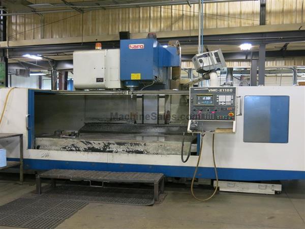 FEMCO - Kafo VMC-21100 CNC Vertical Machining Center, Travels: 84&quot;x39&quot;x31&quot;, Control: Fanuc 18-M, 6000 RPM, CAT 50, 30 ATC, 25HP,  New 2005