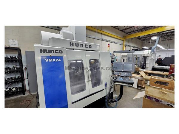 Hurco Model VMX24 CNC Vertical Machining Center, 10,000 RPM, 30x20 Table, Ctrl. Ulitmax-Dual Screen, 24 Tool ATC, 12HP, New 2006