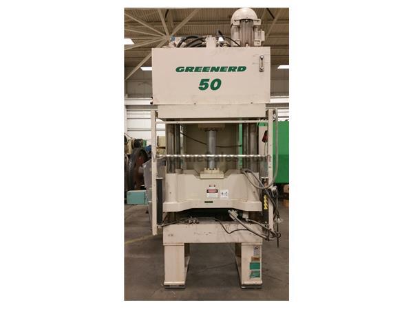 50 TON GREENERD 4 POST HYDRAULIC PRESS