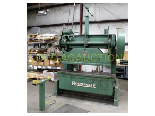 60 TON ROUSSELLE DOUBLE CRANK GAP FRAME PRESS