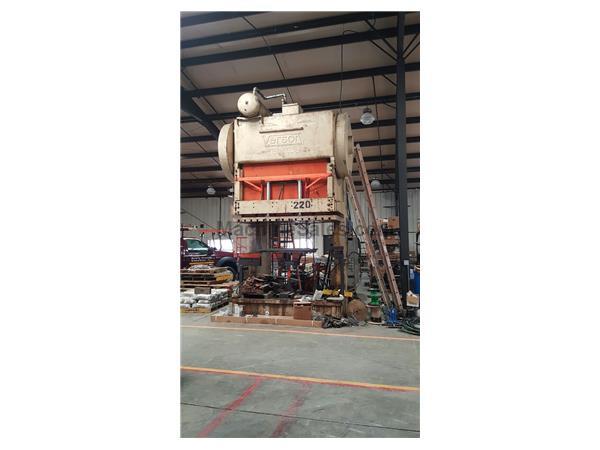 150 TON VERSON DOUBLE CRANK GAP FRAME PRESS