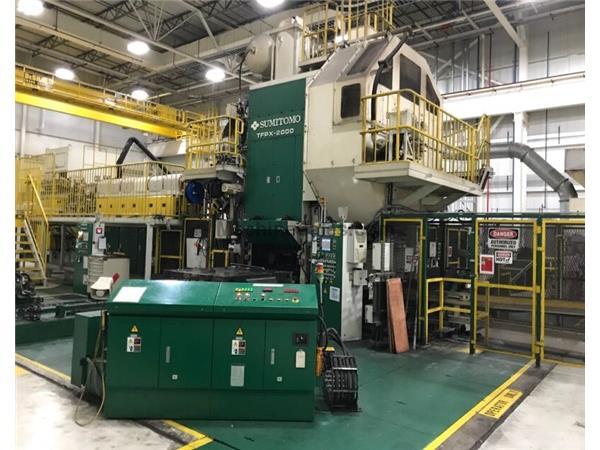 2000 Ton Sumitomo Hot Forging Press line