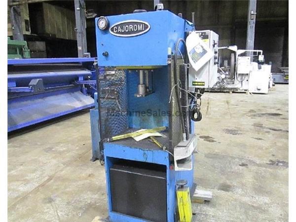 15 TON CAJOROMI  C FRAME HYDRAULIC PRESS