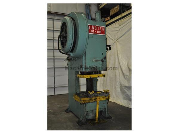 110 TON MINSTER GAP FRAME PRESS