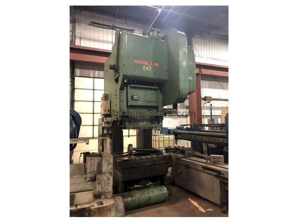 250 TON BLISS GAP FRAME PRESS