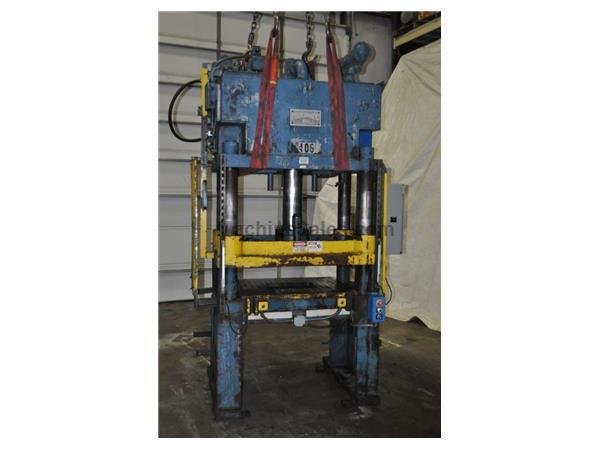 50 TON PRESCOMATIC HYDRAULIC 4 POST PRESS