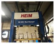 300 Ton Heim Maxi Stamper Straight Side Double Crank Press