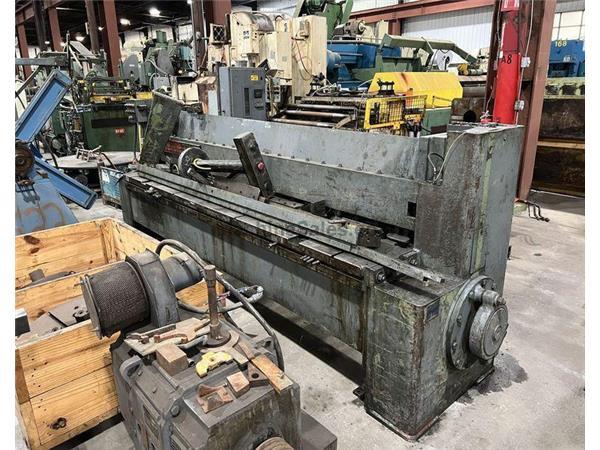 10' X 3/16&quot; NIAGARA MECHANICAL SHEAR